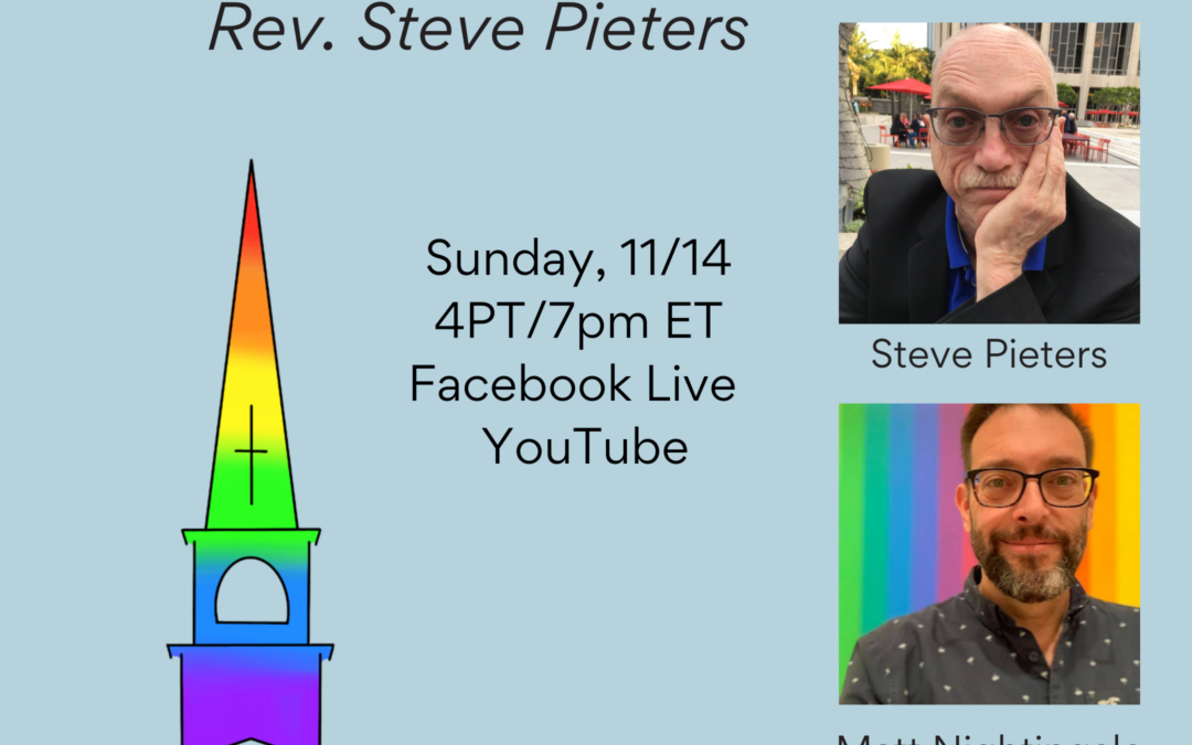 Tammy Faye, AIDS & Jesus: A Conversation with Rev. Steve Pieters